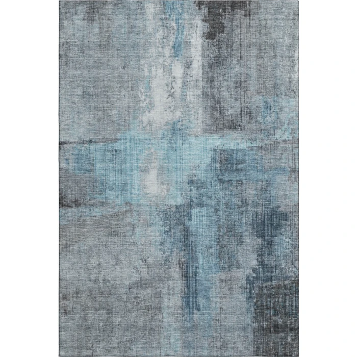 Addison Mayfield Blue AMF1759 - 8ft. Round Rug