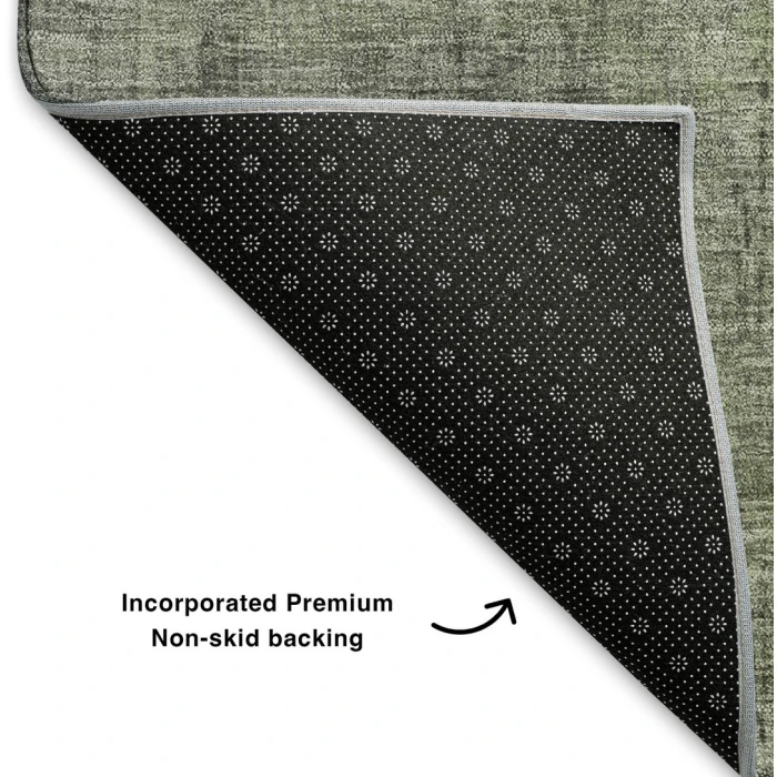Addison Mayfield Green AMF1759 - 8ft. Round Rug
