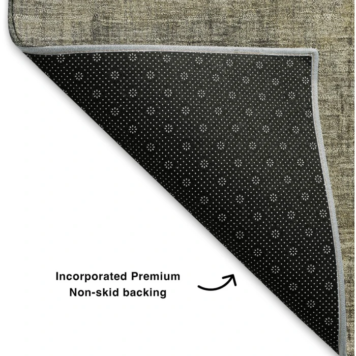 Addison Mayfield Gray AMF1759 - 8ft. Round Rug