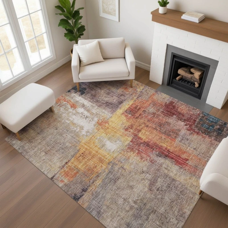 Addison Mayfield Brown AMF1759 5ft. x 7ft. 6in. Rect. Rug