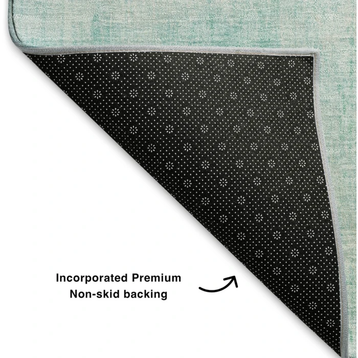 Addison Mayfield Teal AMF1759 - 8ft. Round Rug