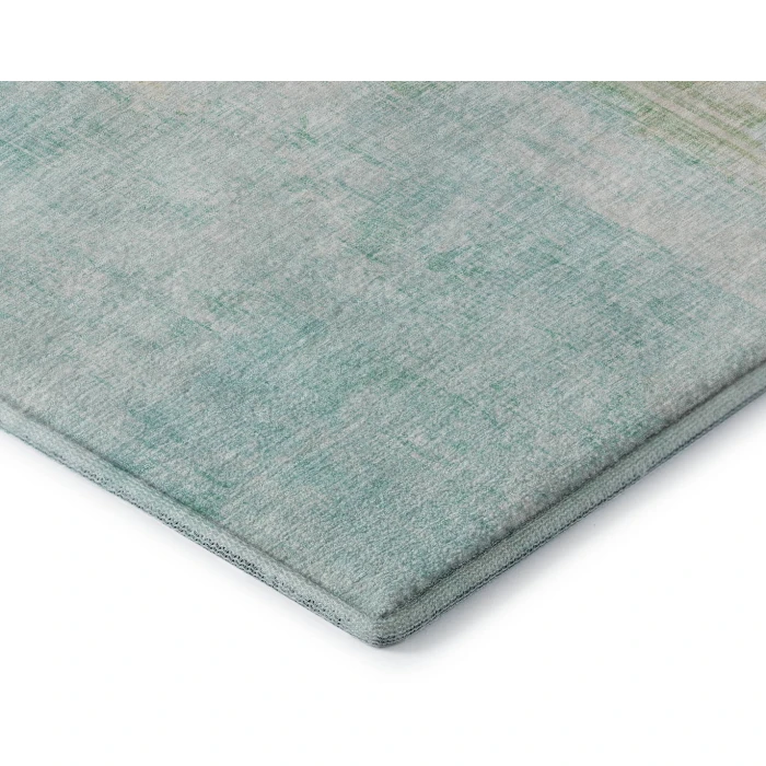 Addison Mayfield Teal AMF1759 - 8ft. Round Rug
