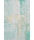 Addison Mayfield Teal AMF1759 - 8ft. Round Rug