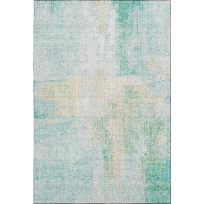 Addison Mayfield Teal AMF1759 - 8ft. Round Rug