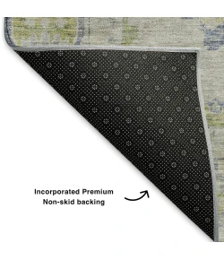 Addison Mayfield Green AMF1760 - 8ft. Round Rug
