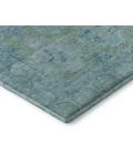 Addison Mayfield Teal AMF1760 - 8ft. Round Rug