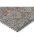 Addison Mayfield Orange AMF1760 - 8ft. Round Rug