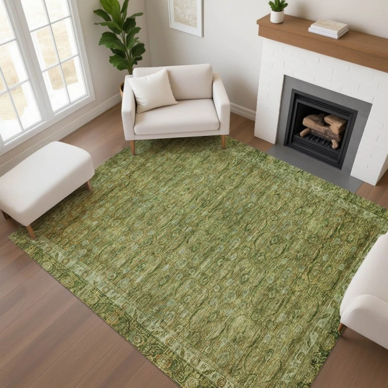 Addison Mayfield Green AMF1762 5ft. x 7ft. 6in. Rect. Rug
