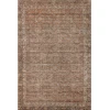 Addison Mayfield Orange AMF1762 - 8ft. Round Rug