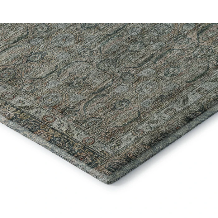 Addison Mayfield Teal AMF1762 - 8ft. Round Rug