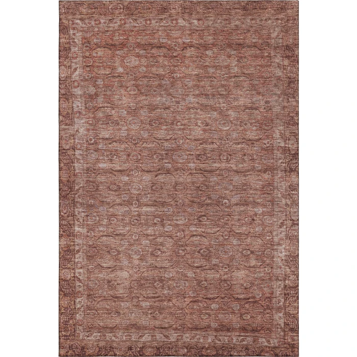 Addison Mayfield Orange AMF1762 - 8ft. Round Rug