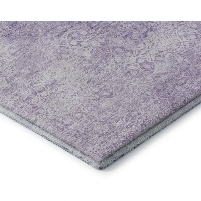 Addison Mayfield Purple AMF1763 - 8ft. Round Rug