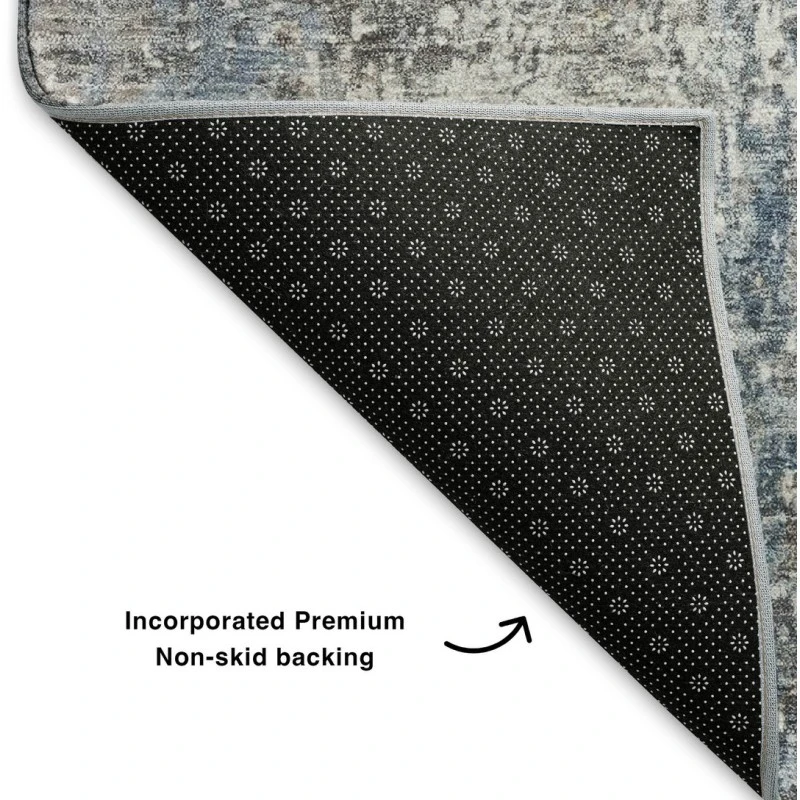 Addison Mayfield Blue AMF1765 - 8ft. Round Rug