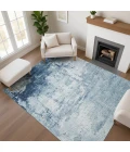 Addison Mayfield Blue AMF1766 - 8ft. Round Rug