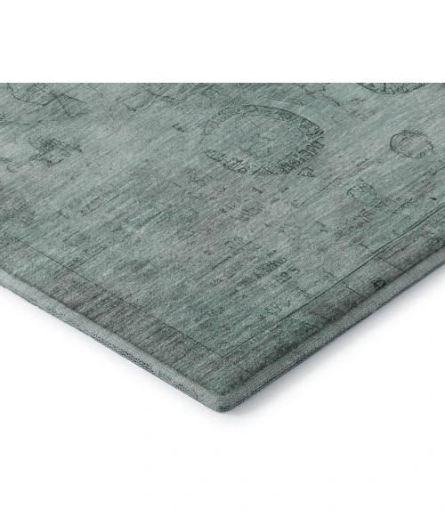 Addison Mayfield Teal AMF1769 5ft. x 7ft. 6in. Rect. Rug