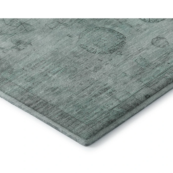 Addison Mayfield Teal AMF1769 2ft. 3in. x 7ft. 6in. Rect. Rug