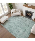 Addison Mayfield Teal AMF1769 5ft. x 7ft. 6in. Rect. Rug
