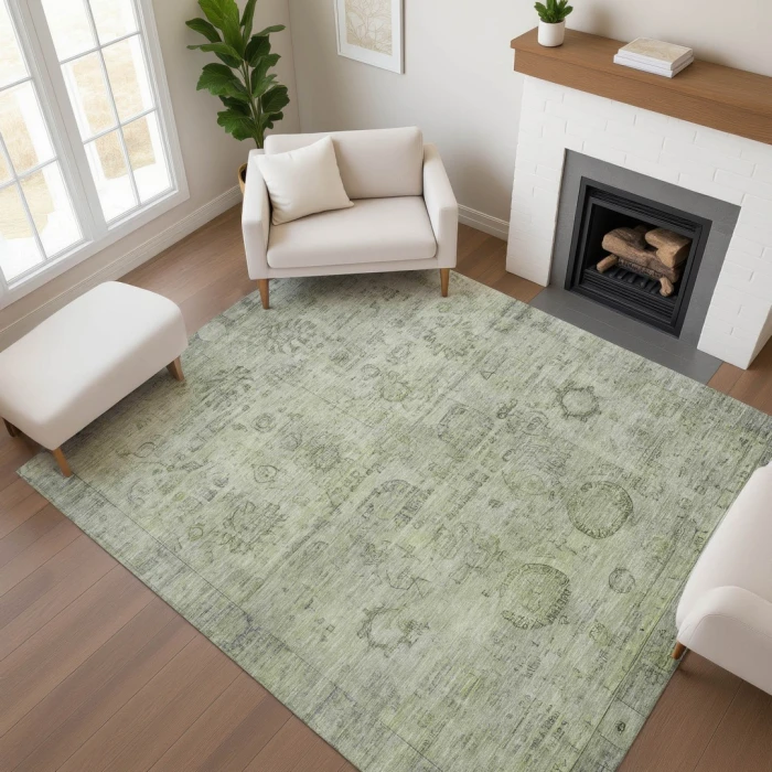 Addison Mayfield Green AMF1769 5ft. x 7ft. 6in. Rect. Rug