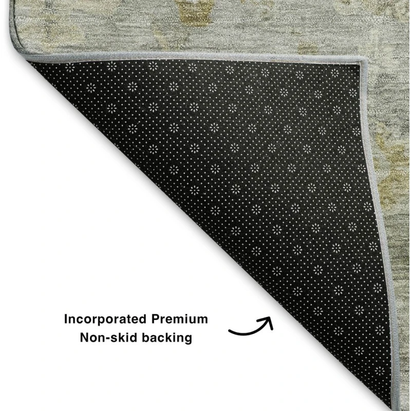 Addison Mayfield Gray AMF1770 - 8ft. Round Rug