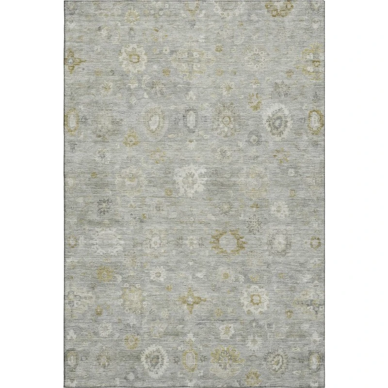 Addison Mayfield Gray AMF1770 - 8ft. Round Rug