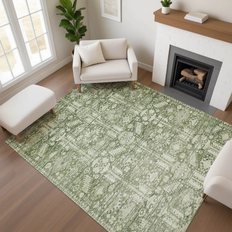 Addison Mayfield Green AMF1771 5ft. x 7ft. 6in. Rect. Rug