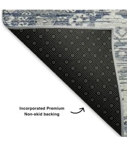 Addison Mayfield Blue AMF1771 - 8ft. Round Rug