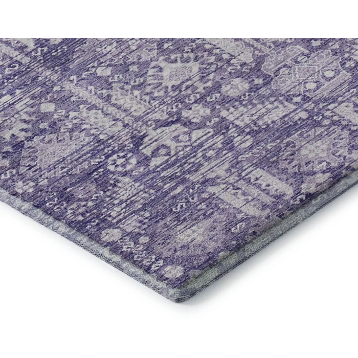 Addison Mayfield Purple AMF1771 - 8ft. Round Rug