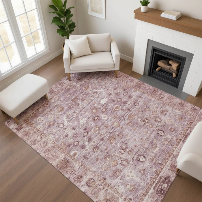 Addison Mayfield Pink AMF1772 2ft. 3in. x 7ft. 6in. Rect. Rug