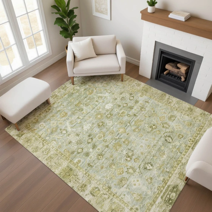 Addison Mayfield Green AMF1772 2ft. 3in. x 7ft. 6in. Rect. Rug