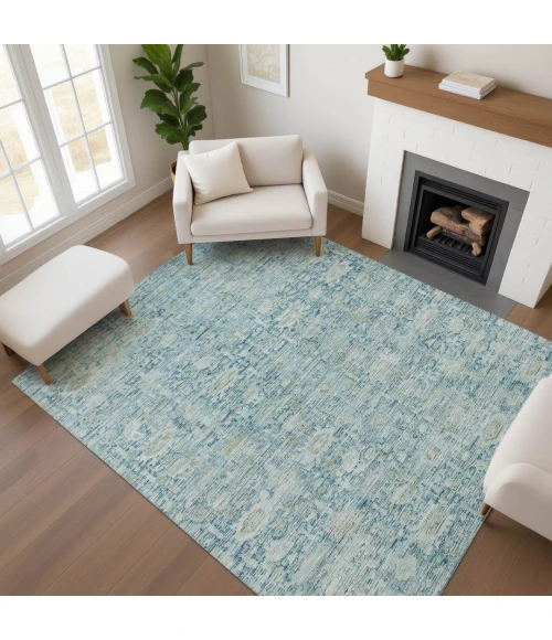 Addison Mayfield Blue AMF1774 2ft. 3in. x 7ft. 6in. Rect. Rug