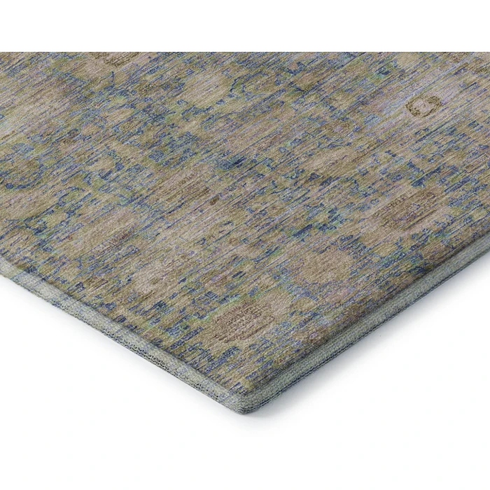 Addison Mayfield Orange AMF1774 - 8ft. Round Rug
