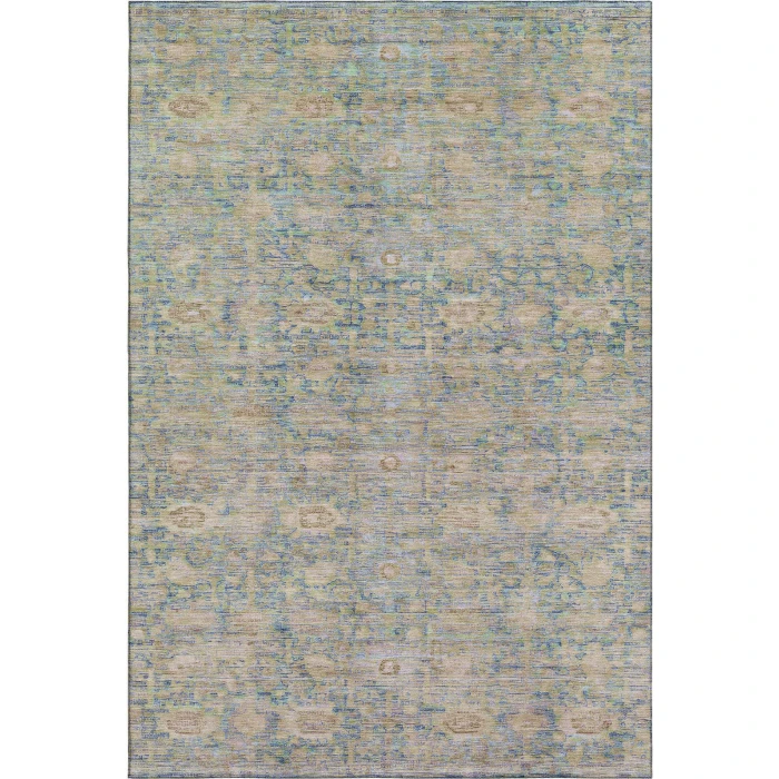 Addison Mayfield Orange AMF1774 - 8ft. Round Rug