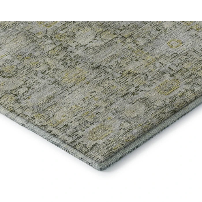 Addison Mayfield Gray AMF1774 - 8ft. Round Rug