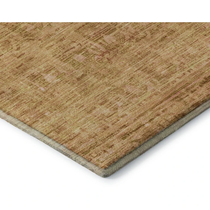 Addison Mayfield Orange AMF1775 - 8ft. Round Rug