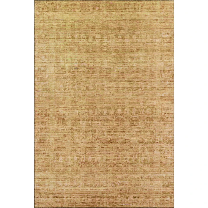 Addison Mayfield Orange AMF1775 - 8ft. Round Rug