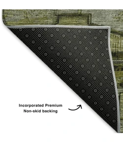 Addison Mayfield Green AMF1776 2ft. 3in. x 7ft. 6in. Rect. Rug