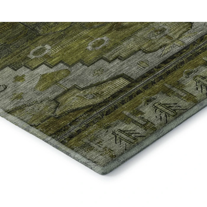Addison Mayfield Green AMF1776 2ft. 3in. x 7ft. 6in. Rect. Rug
