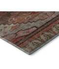 Addison Mayfield Orange AMF1776 - 8ft. Round Rug