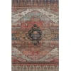 Addison Mayfield Orange AMF1776 - 8ft. Round Rug