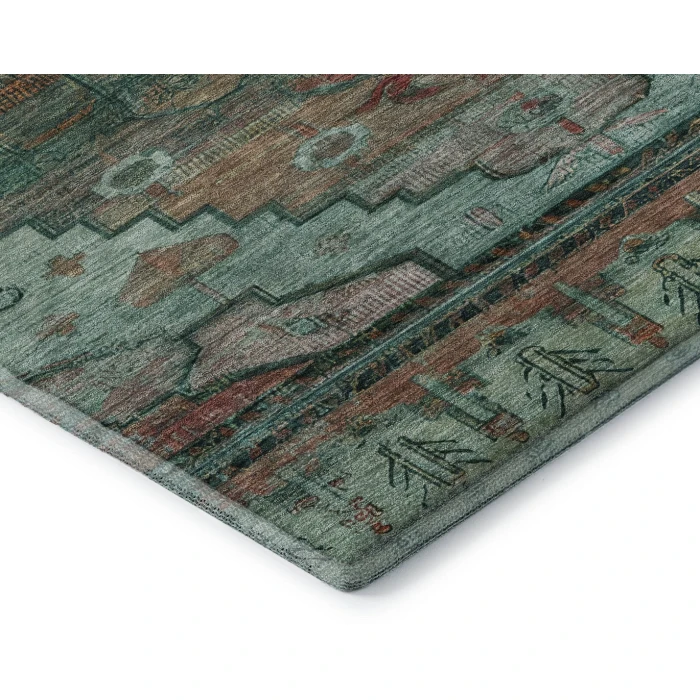 Addison Mayfield Teal AMF1776 8ft. x 10ft. Rect. Rug