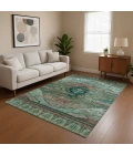 Addison Mayfield Teal AMF1776 8ft. x 10ft. Rect. Rug