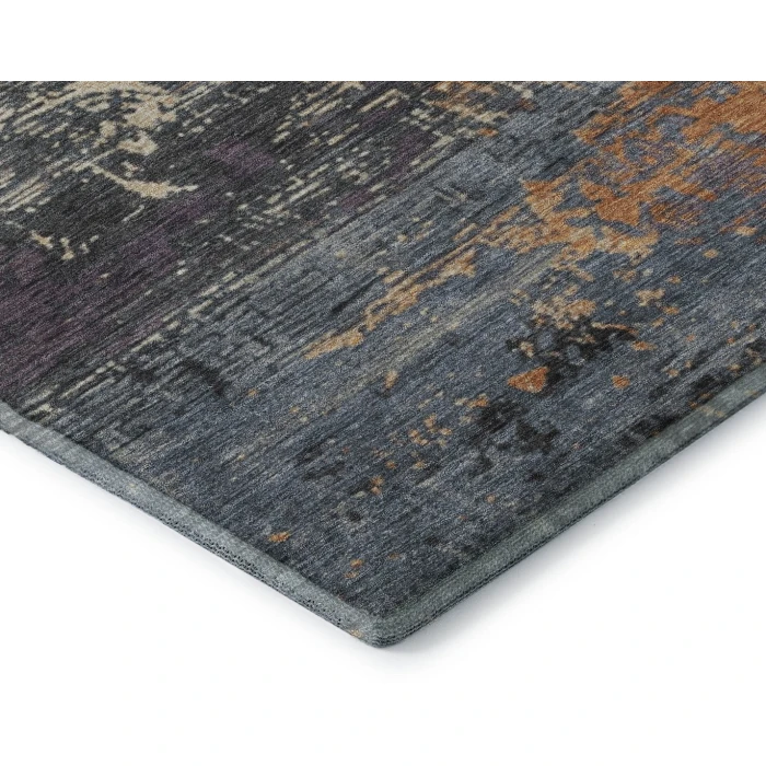 Addison Mayfield Blue AMF1777 - 8ft. Round Rug