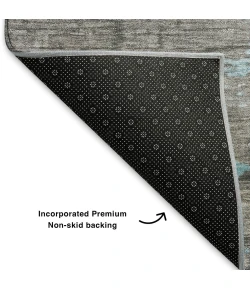 Addison Mayfield Teal AMF1777 9ft. x 12ft. Rect. Rug