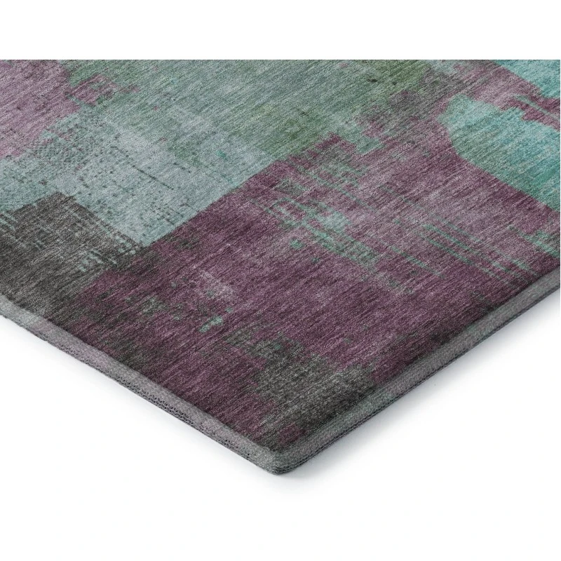 Addison Mayfield Teal AMF1779 - 8ft. Round Rug