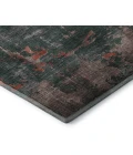 Addison Mayfield Orange AMF1780 - 8ft. Round Rug