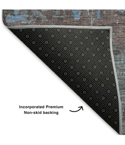 Addison Mayfield Blue AMF1780 - 8ft. Round Rug