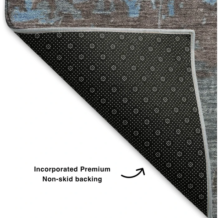 Addison Mayfield Blue AMF1780 - 8ft. Round Rug