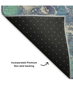 Addison Mayfield Blue AMF1782 2ft. 3in. x 7ft. 6in. Rect. Rug