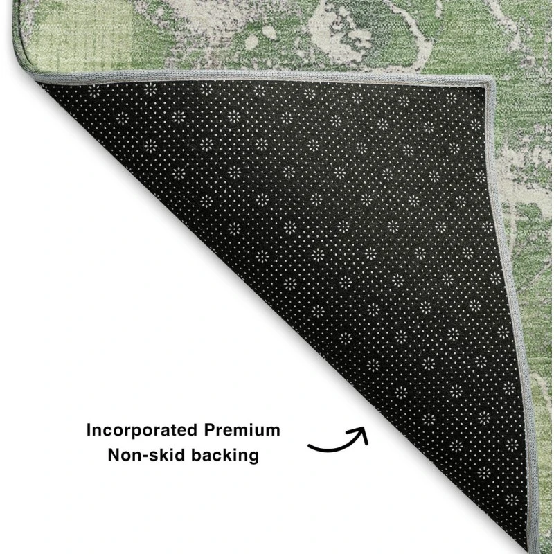 Addison Mayfield Green AMF1782 - 8ft. Round Rug