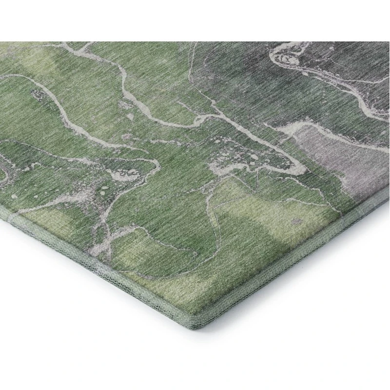 Addison Mayfield Green AMF1782 - 8ft. Round Rug